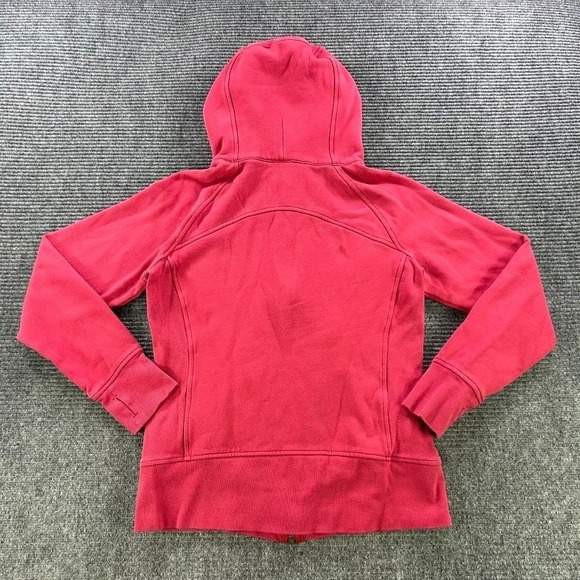 Lululemon Scuba Hoodie Full Zip Womens 10 Pink Athleisure Train Workout Gym Warm - Picture 3 of 10